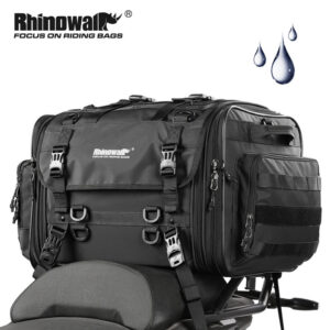 40L to 60L expandable motorcycle rear tail bag rear seat bag tail bag