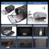 40L to 60L expandable motorcycle rear tail bag rear seat bag tail bag