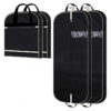 Black non-woven suit bag A-016