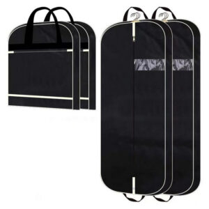 Black non-woven suit bag A-016